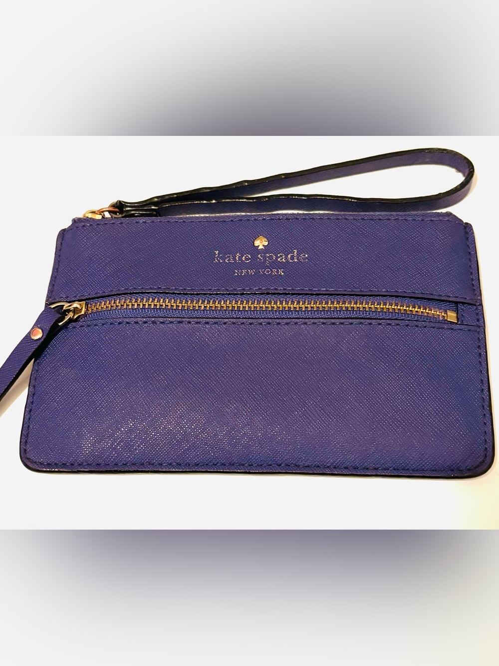 Kate spade small Saffiano leather wristlet
